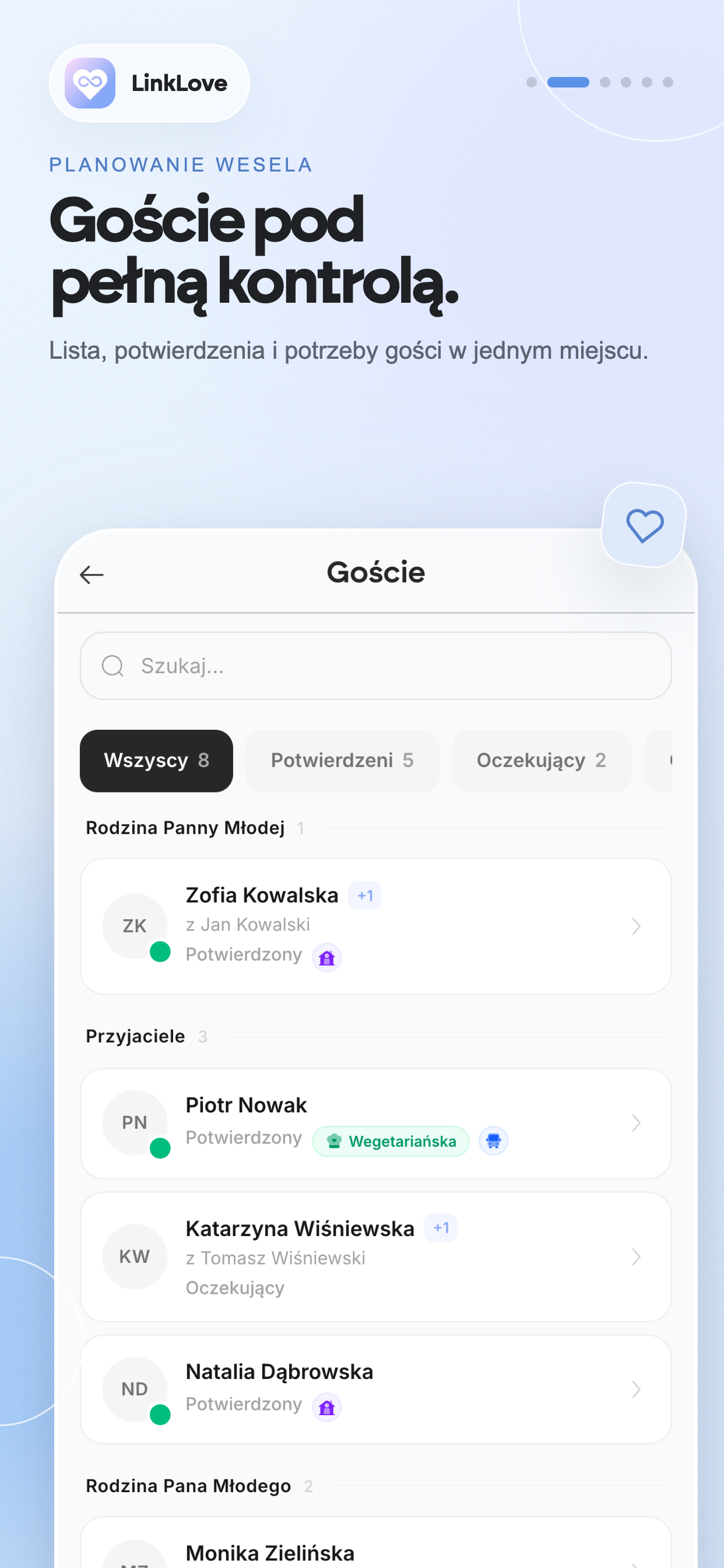 Planer ślubny - Linklove screenshot 2