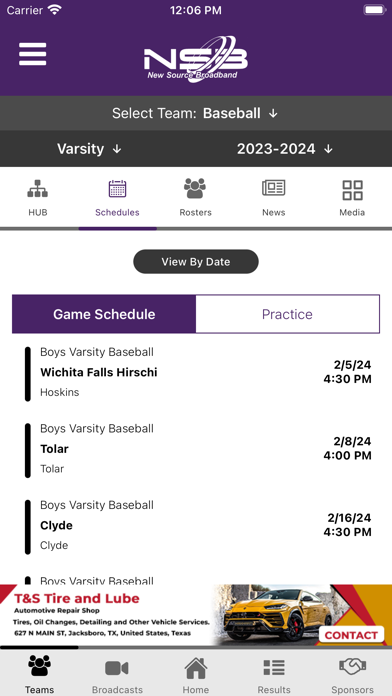 Jacksboro Tigers Athletics Screenshot
