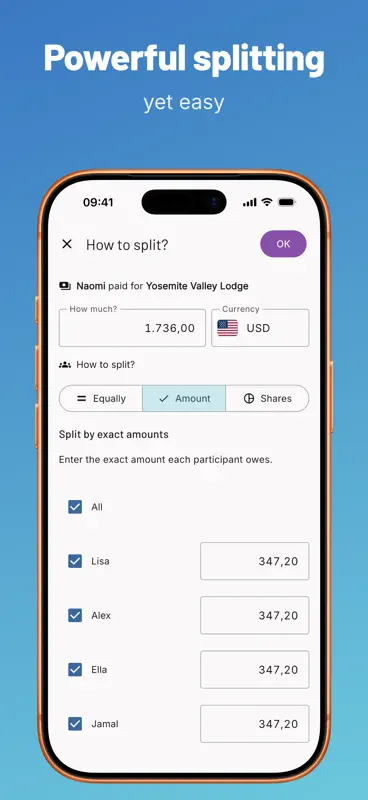 Kittysplit: Split Group Costs screenshot 7 of 8