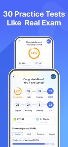 SAT & ACT Prep: AlphaTest iPhone screenshot