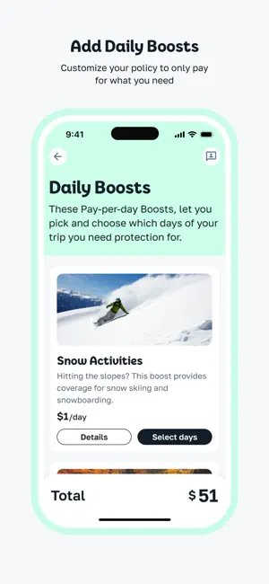 Freely Travel Insurance screenshot 3