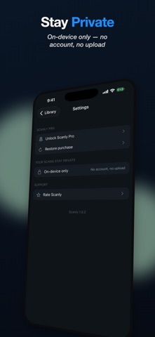 Scanly: Scan to PDF iPhone screenshot