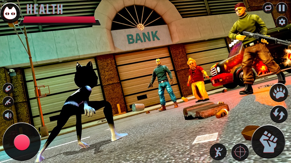 #1. Super Spider Cat Hero Game 3D (iOS) โดย: Areesha Tariq
