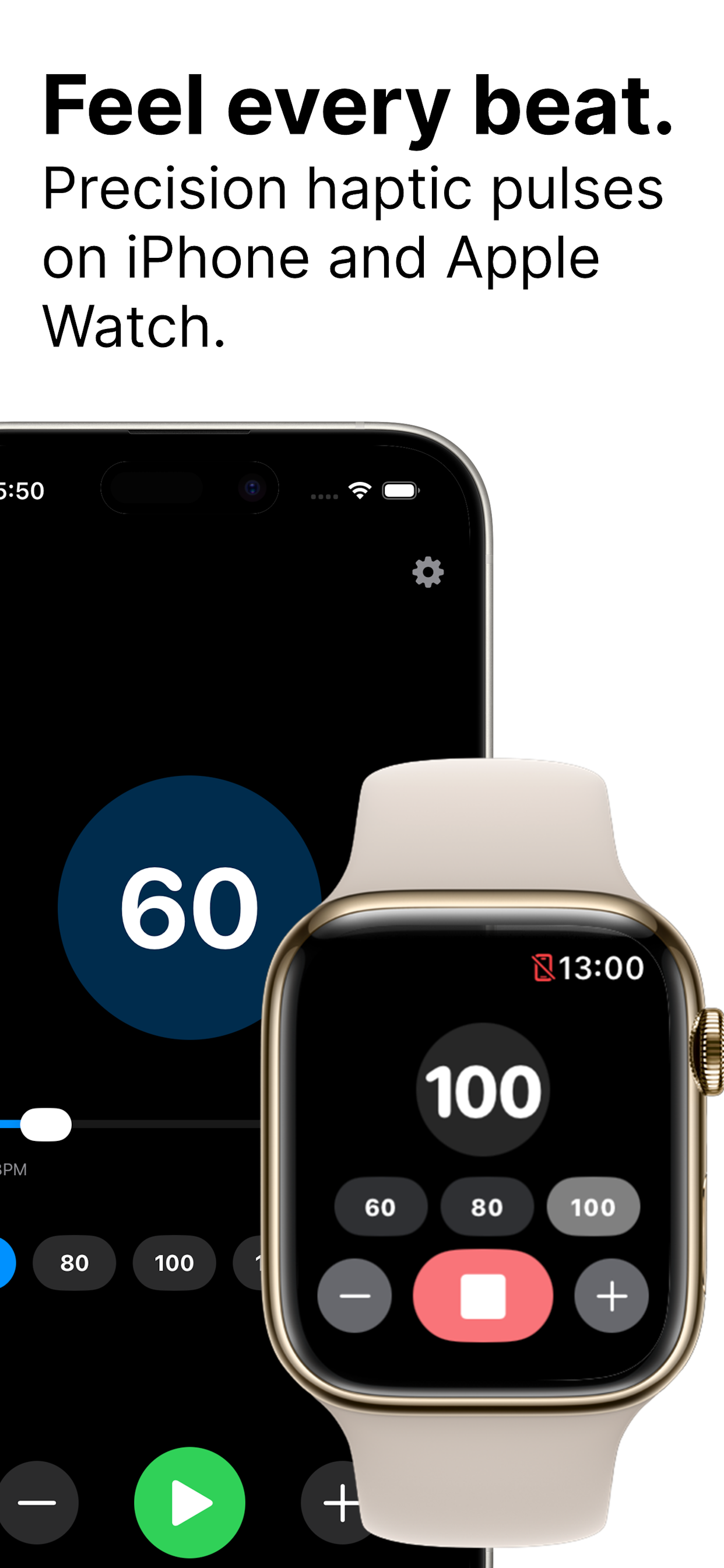 Pulse: Metronome Haptic+Quiet