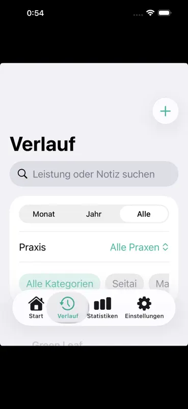 Behandlungsprotokoll screenshot 3 of 5