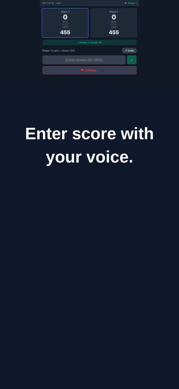 Screenshot #2 pour Darts 501 — Score & Checkout