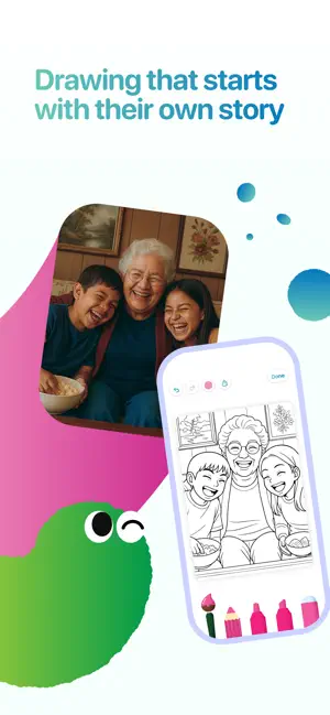 Splat - Magic Coloring Book iPhone screenshot 3
