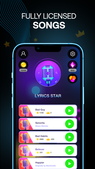 Lyrics Star・Piano Hop Tiles Screenshot