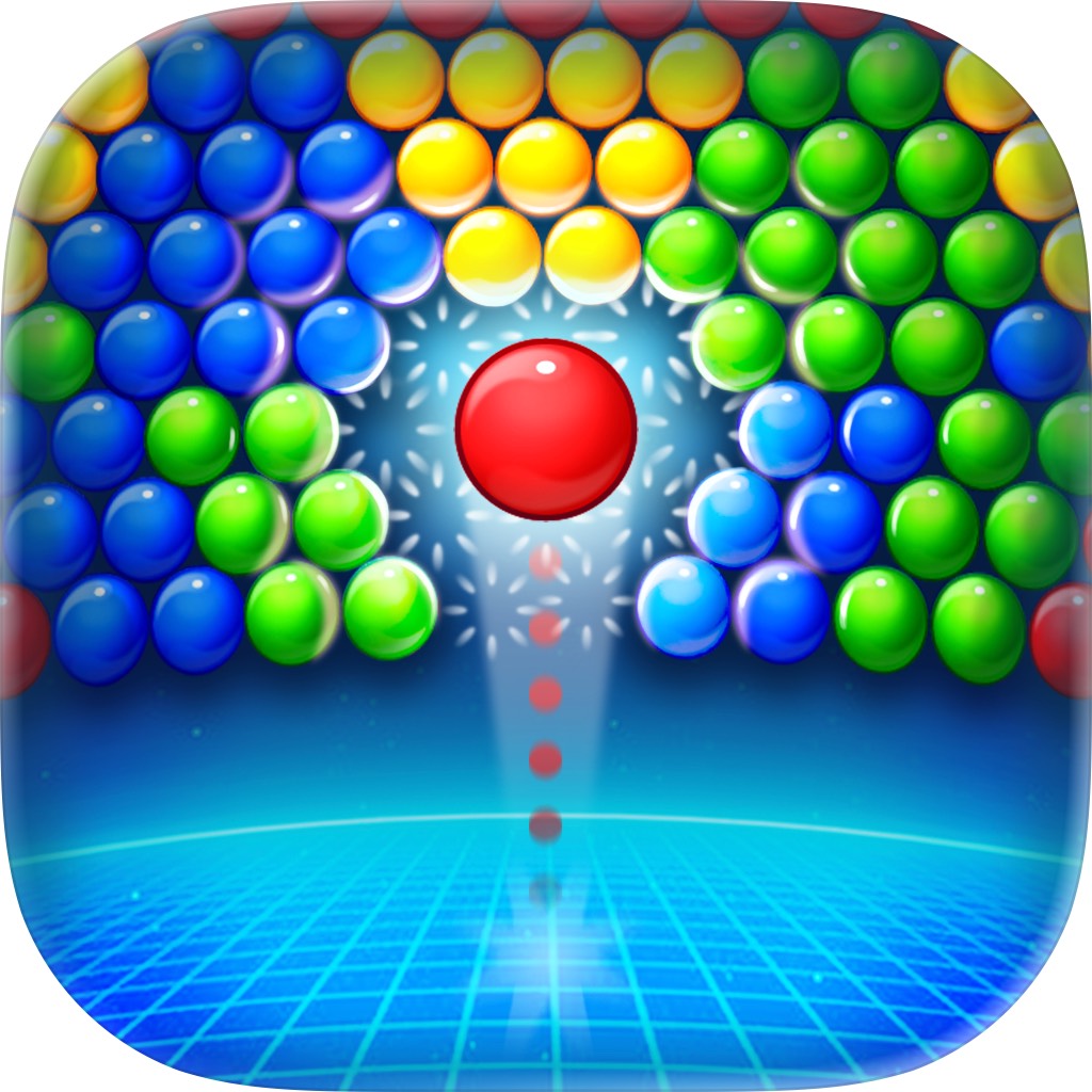 Apple App Store cover for Bubble Shooter Arcadia