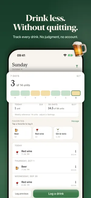 Modraly: Drink Counter screenshot 1