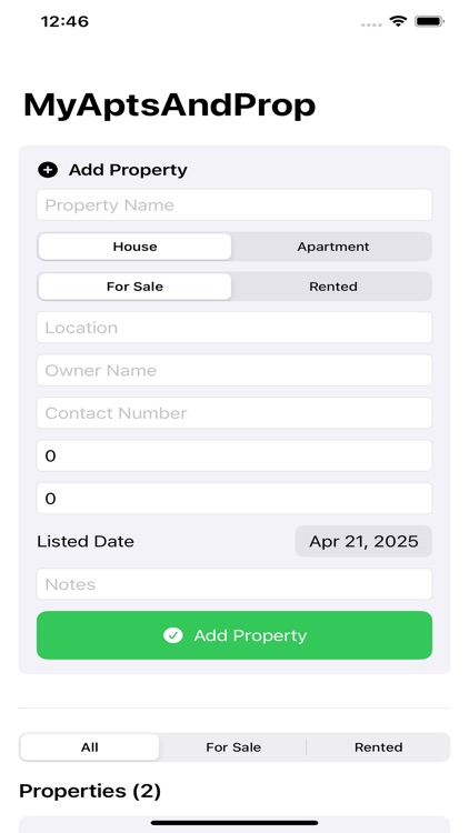 MyAptsAndProps screenshot-3
