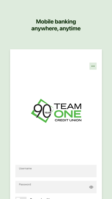 Team One Credit Union Screenshot