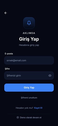 Aklimda screenshot