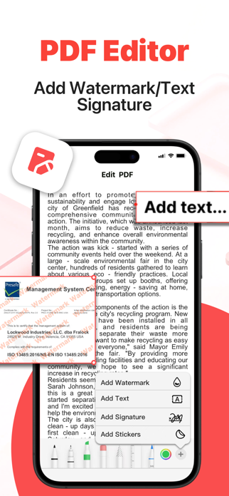 PDF Scanner Pro: Sign PDF Screenshot 2 of 4