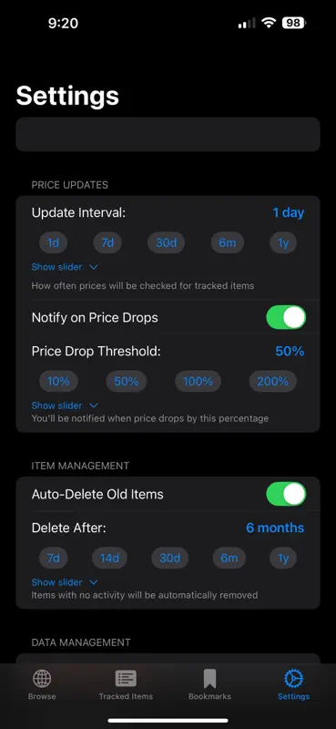 Lio Price Browser screenshot 6 of 6