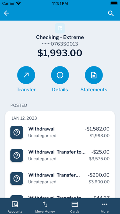 Blue Digital Screenshot