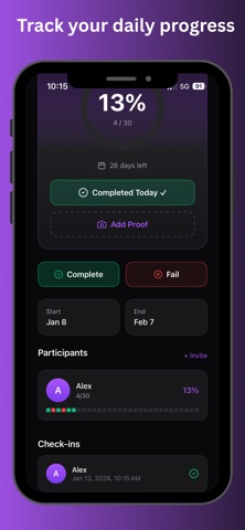 ChallengerHub: Habit Tracker screenshot