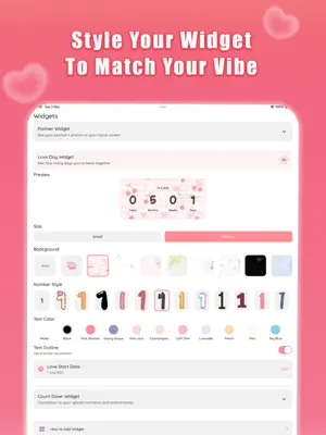 Love Widget — anniversary reminders