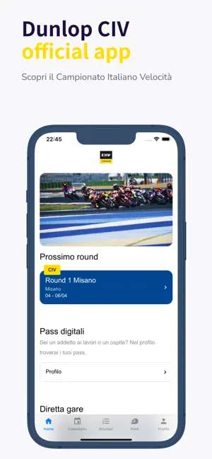 Dunlop CIV iPhone screenshot 1