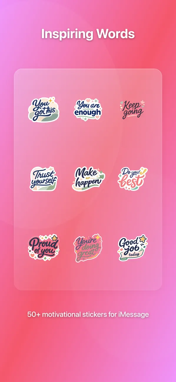 Screenshot #1 pour Quotes Collection Stickers