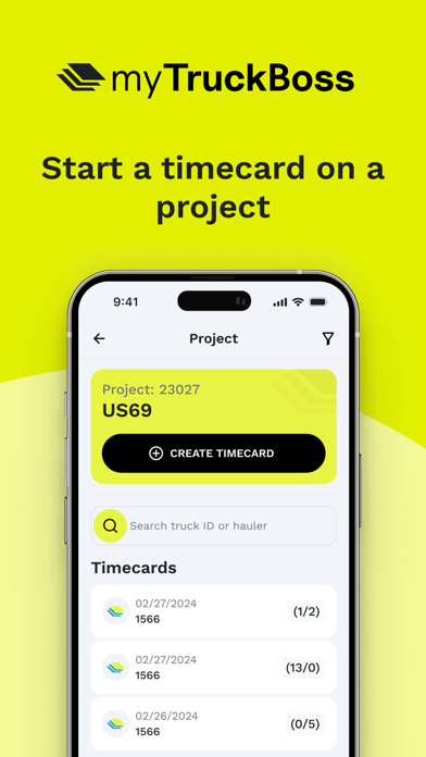 myTruckBoss iPhone screenshot 2 - Business app