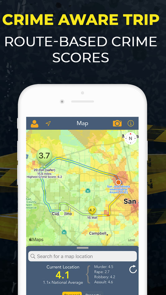 #5. Crime and Place: Stats & Map (iOS) 由: AMGCI, LLC
