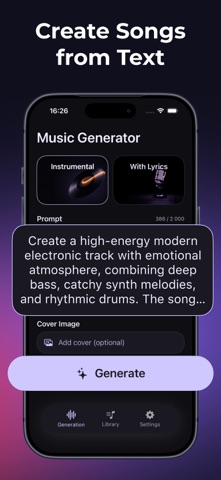 Music Maker with Beatoven Screenshot 2 of 5
