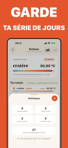 Brûlant : mot secret du jour screenshot 4 on the App Store