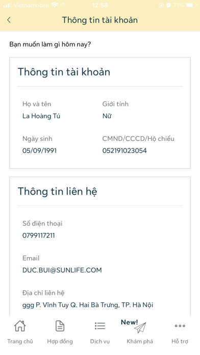 my Sun Life (Vietnam) Screenshot