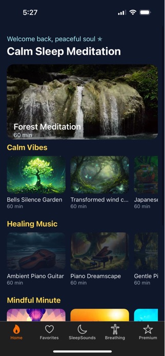 Mindfulness Calm Sleep Screenshot 2 of 4