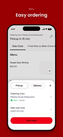 Peking House Restaurant iPhone screenshot