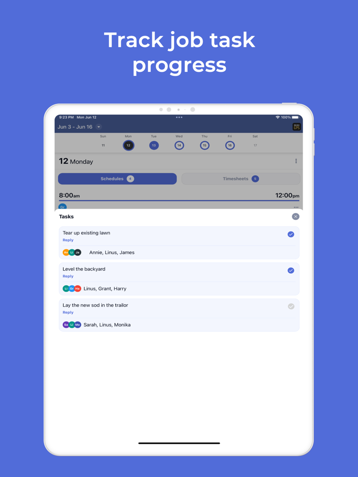 #5. Work Hour Tracker・EmployeeLink (iOS) 作者: Morgan Trudeau