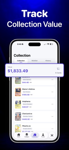 SCARD: TCG Card Value Scanner iPhone screenshot