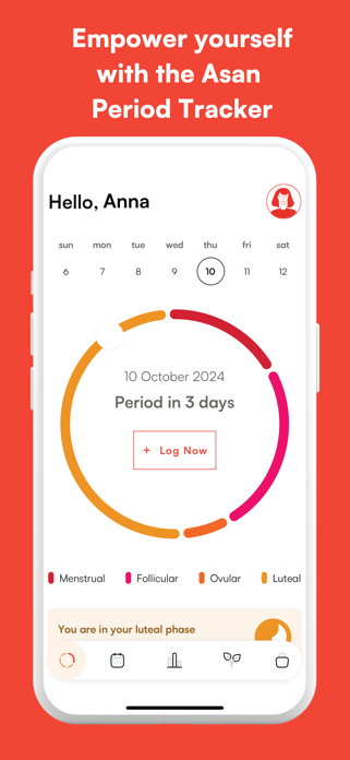 Asan Period Tracker Screenshot 1 of 8