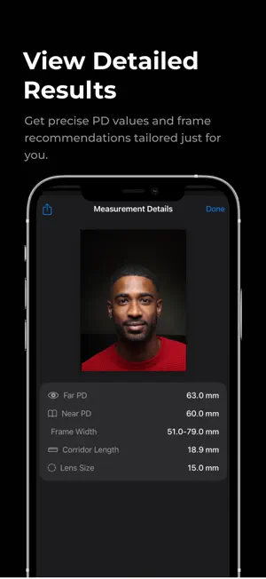 pupillary distance measure AR screenshot 4
