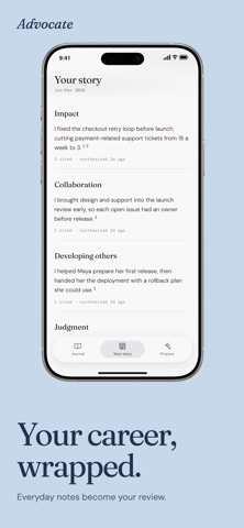 Advocate: Track Your Wins Screenshot 2 of 5