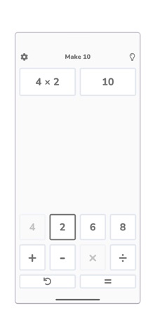 Make Numbers iPhone screenshot