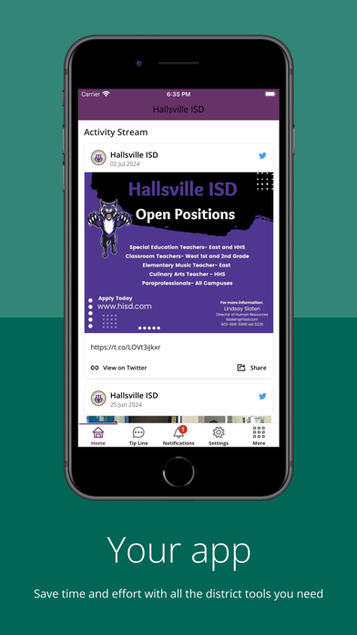 Hallsville ISD Screenshot