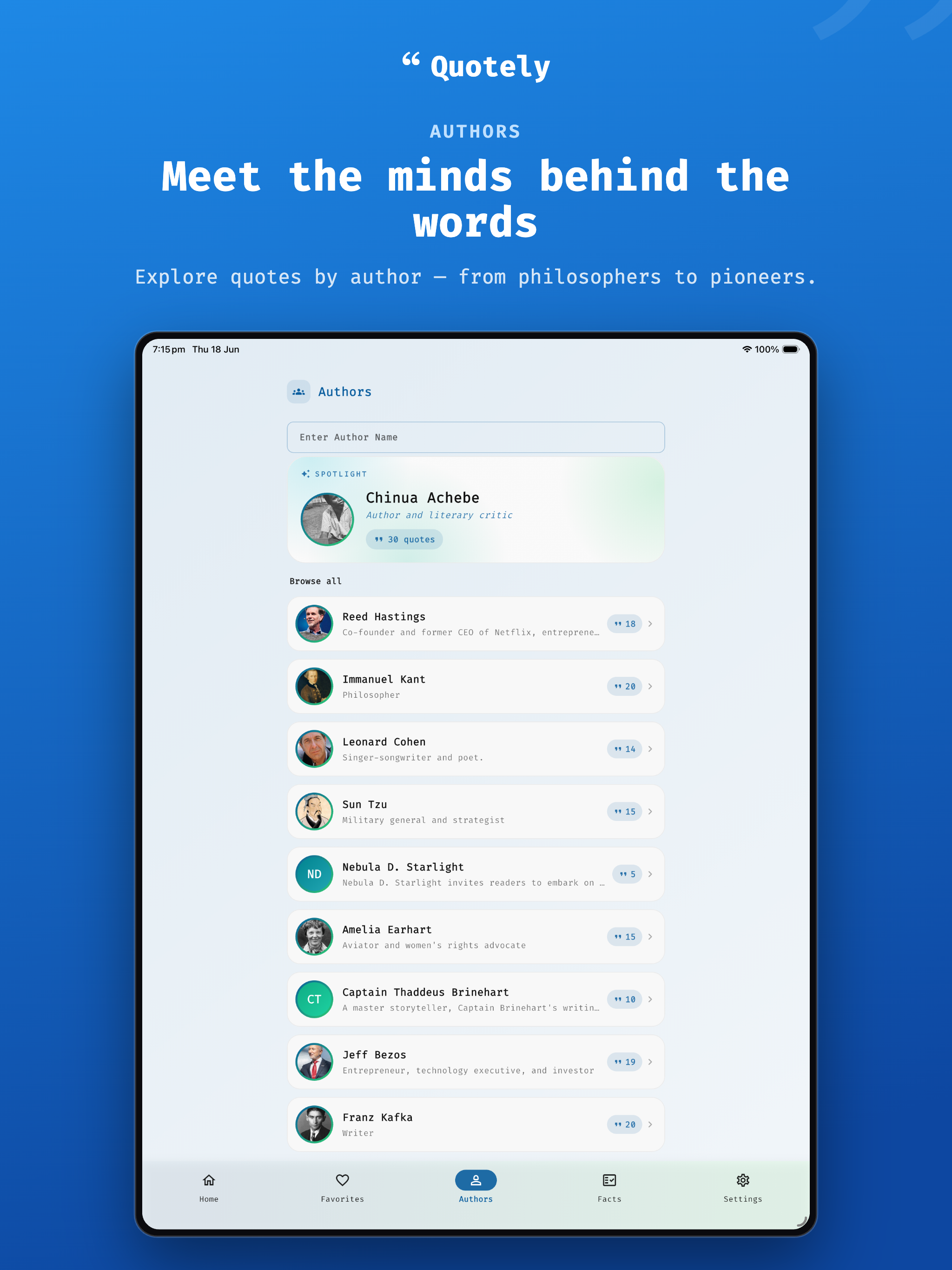 Quotely: Quotes & Facts screenshot 16
