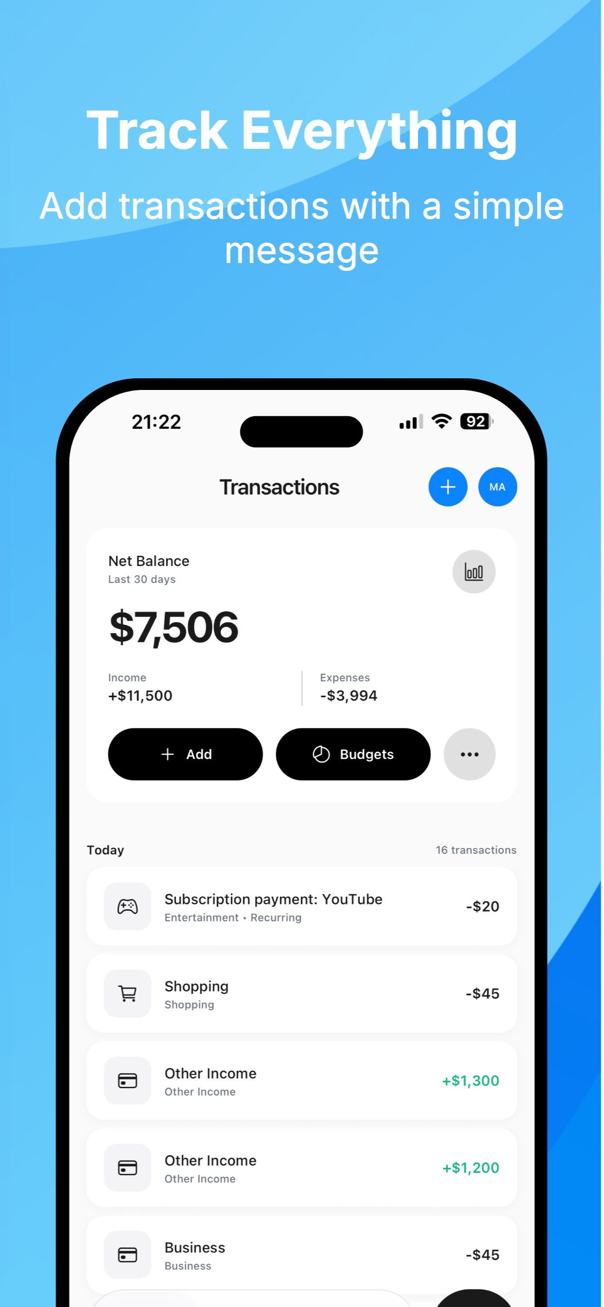 Ferpz AI: Budget & Expense screenshot 5