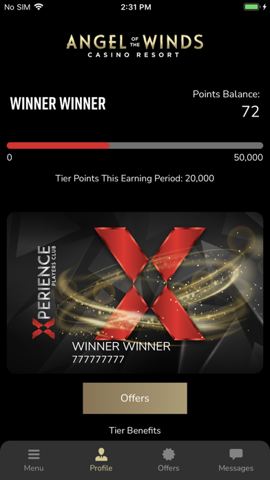 Angel Of The Winds Casino Screenshot