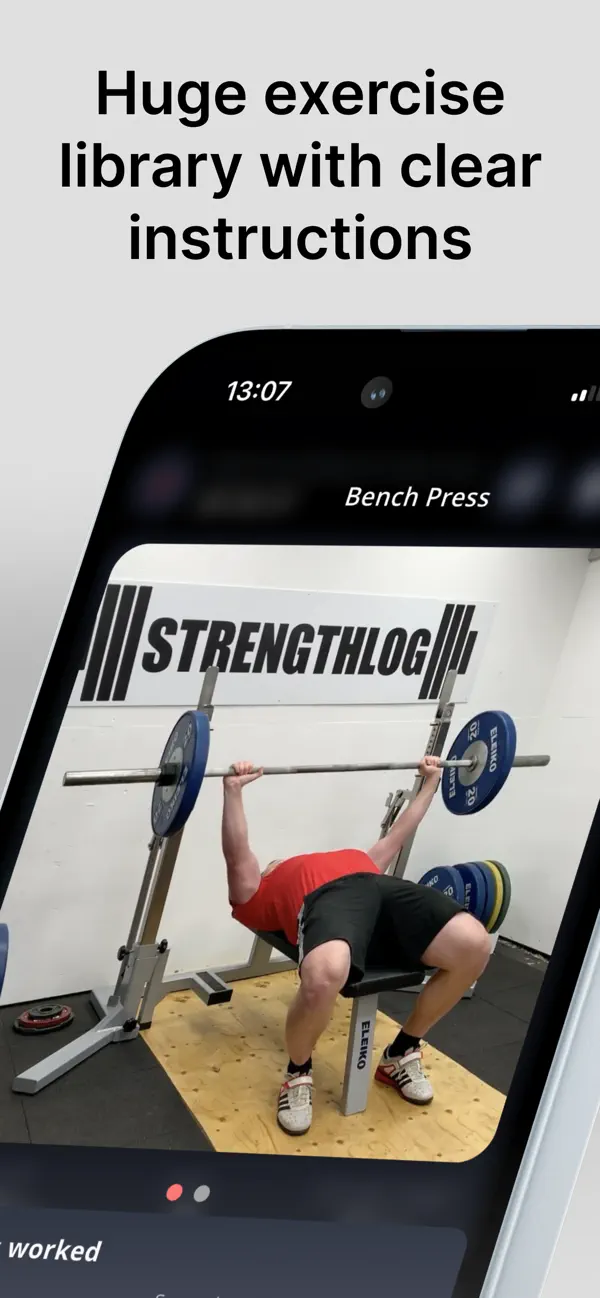 Screenshot #3 pour StrengthLog – Workout Tracker
