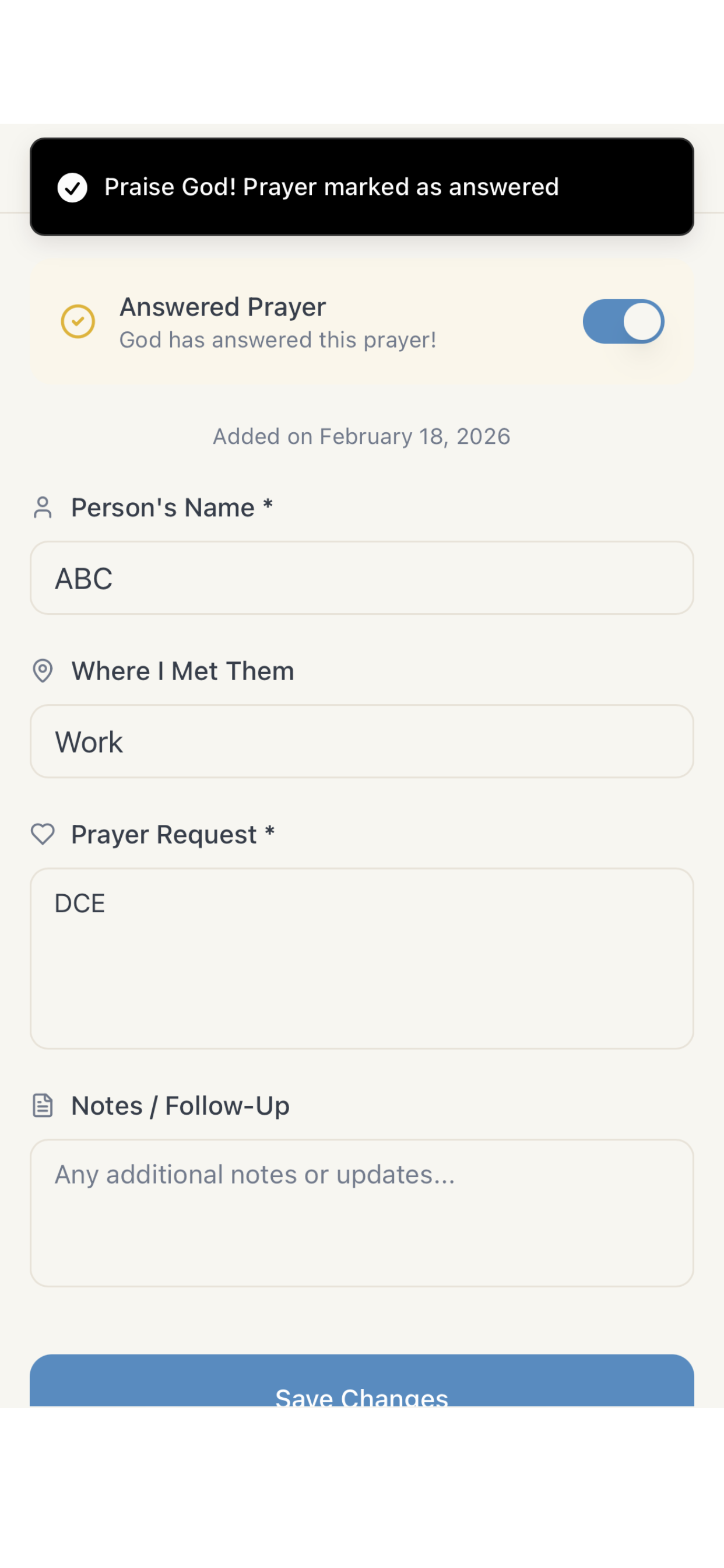 Prayer Journal Daily screenshot 4