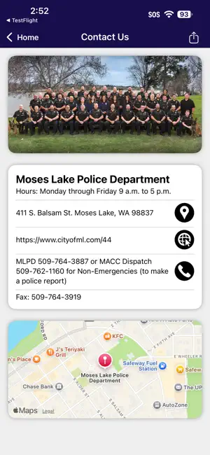 Moses Lake Police Dept WA screenshot 2