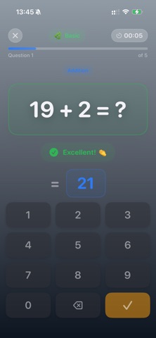 MathFlow -Mental Math Practice Screenshot 3 of 4
