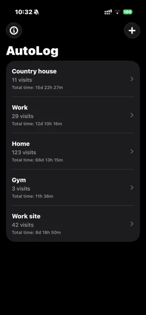 AutoLog GPS screenshot 1