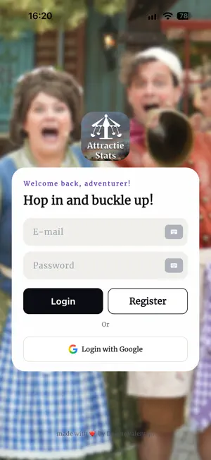 AttractieStats screenshot 1