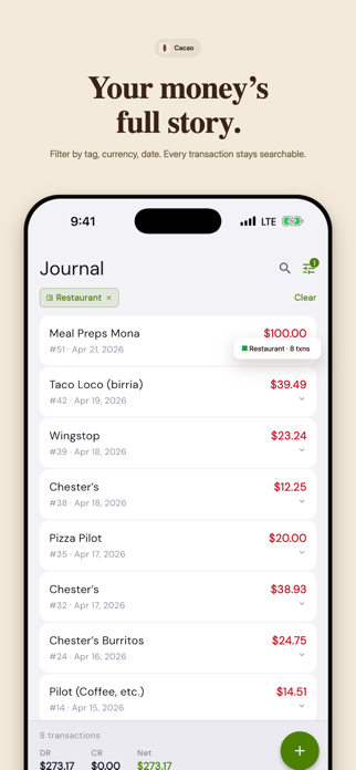 Cacao Ledger Screenshot 2 of 6