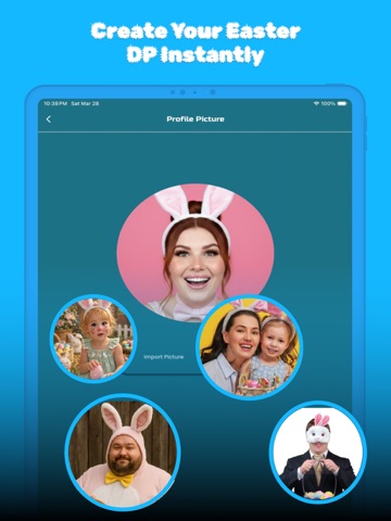 Easter Cards & Photo Frames iPad screenshot