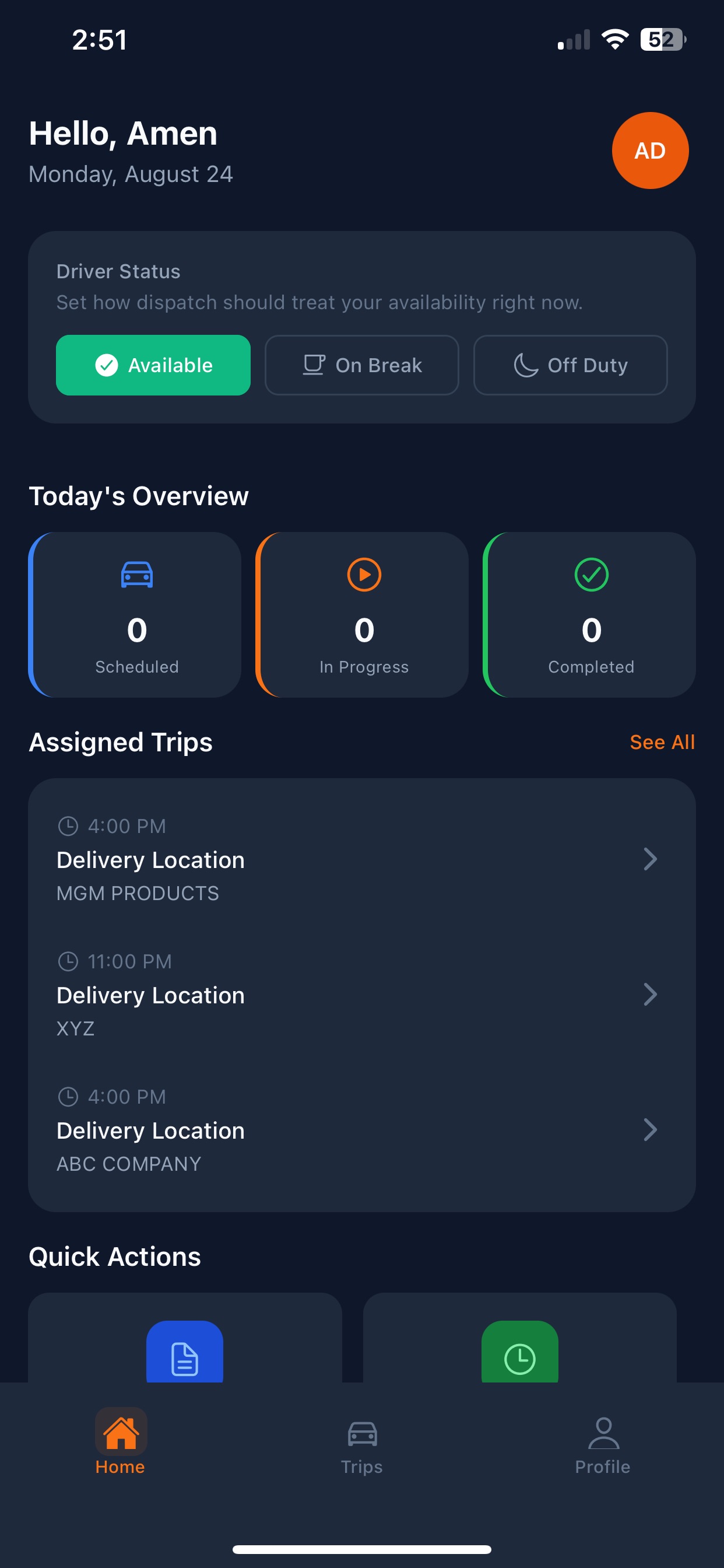 Screenshot 3 of Swiftiom Driver